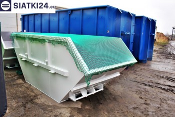 Siatki Łęczyca - Siatka przykrywająca na kontener - zabezpieczenie przewożonych ładunków dla terenów Łęczycy